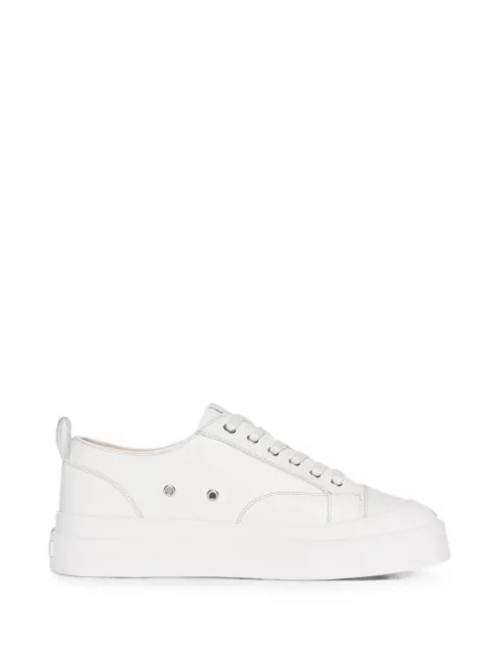 Sneakerși Manière De Voir din piele alb