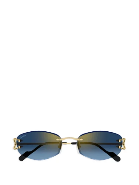 Ochelari de soare Cartier Eyewear cu imprimeu geometric