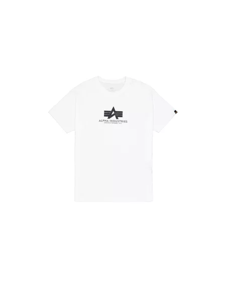 ALPHA INDUSTRIES Tricou negru alb