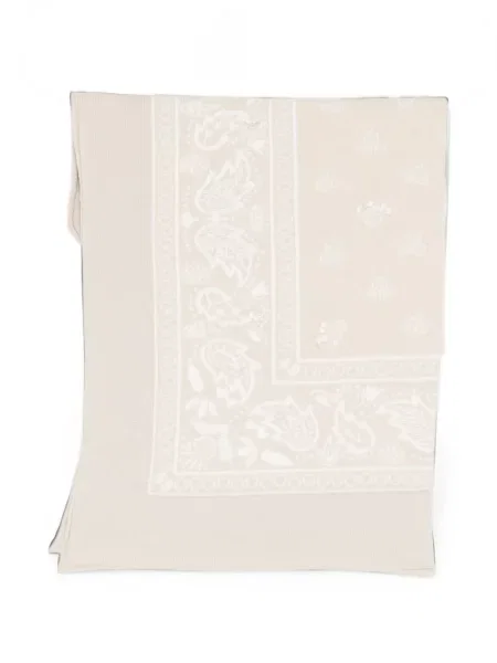 Fular Barrie tricotate cu imagine cu model paisley