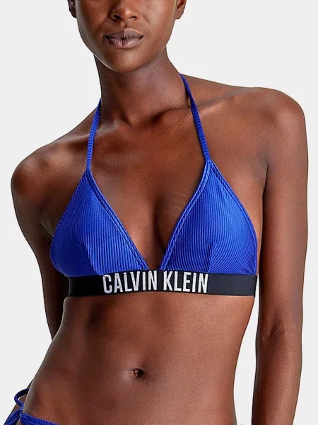 Calvin Klein Underwear Bikini Marino Верхня частина купальника Нейлон/еластан синій