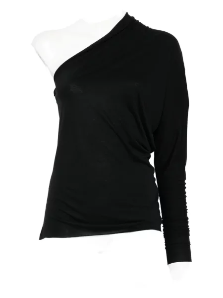 Bluză Rick Owens Lilies cu un umăr gol negru