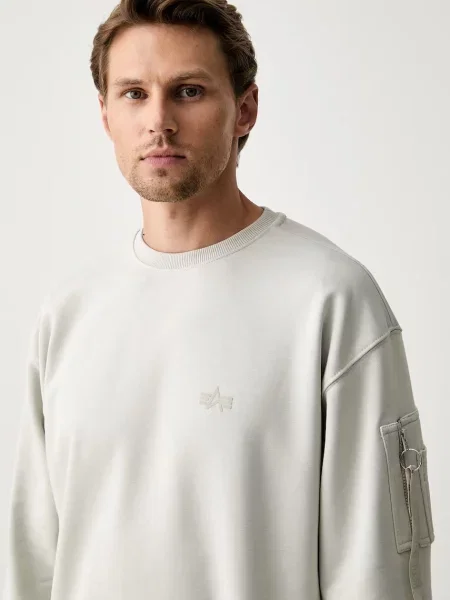 ALPHA INDUSTRIES Tréning póló Dtm kő bézs
