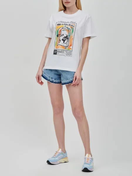Шорти Moschino Jeans блакитні