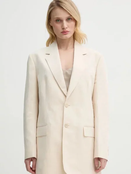 Filippa K sacou de in un singur rand de neted bej