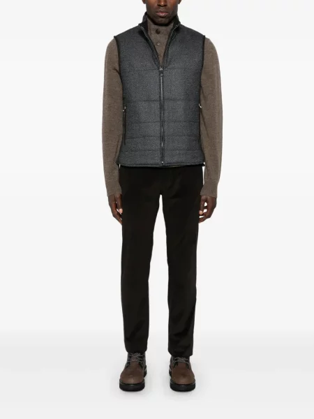 Kelnės Brioni kordinis velvetas juoda