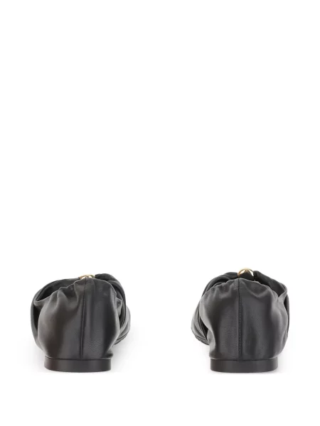 Balerini Loewe din piele negru