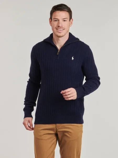 Pulover Polo Ralph Lauren melange albastru