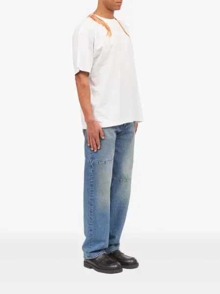 Μπλούζα Mm6 Maison Margiela με σχέδιο λευκό