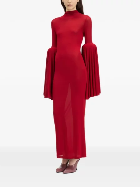 Lung rochie Jean Paul Gaultier roșu