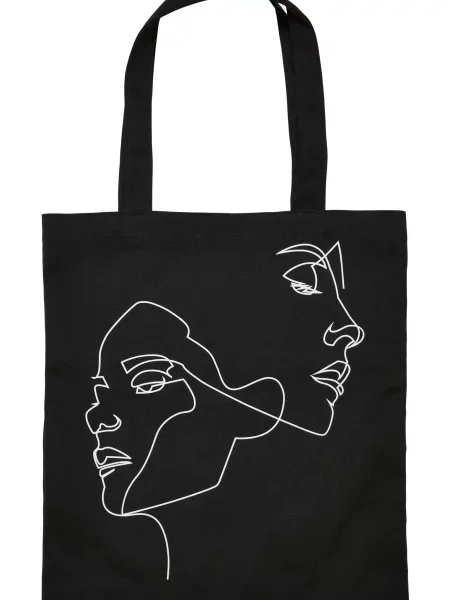 Geantă Mister Tee din canvas negru