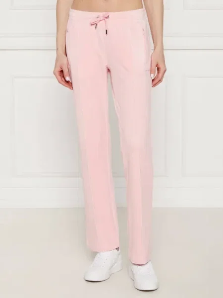 Velúr ruha Juicy Couture rózsaszín