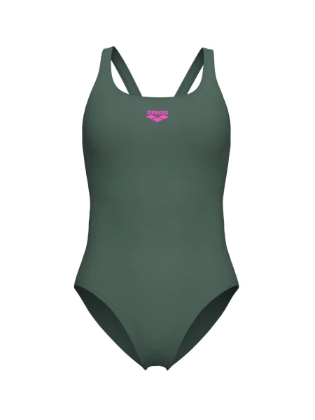 ARENA Costum de baie întreg DYNAMO / roz închis verde