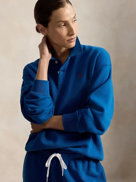 Polo Ralph Lauren hanorac pentru femei cu albastru