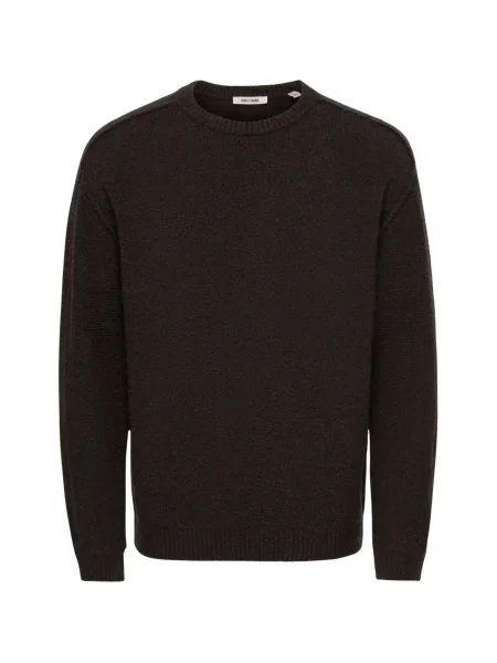 Only & Sons Pulover ONSJAMES închis maro