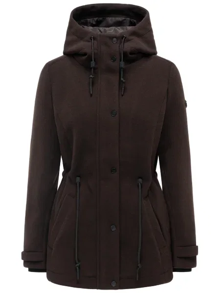 NAVAHOO Palton de primăvară-toamnă Lächelstern ciocolatiu