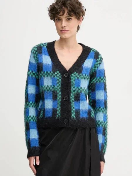 Pulover z dodatkom volne Sandro Ferrone modra