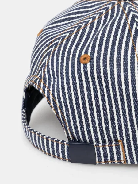 Tommy Jeans Șapcă Tjm Heritage Stripe Cap Bleumarin alb