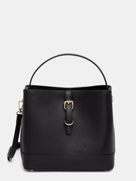 Answear.LAB geantă crossbody pentru femei din piele negru