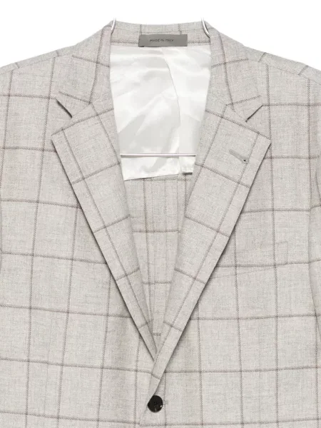 Geacă Corneliani în carouri gri