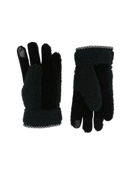Rękawiczki Ugg plecione czarne