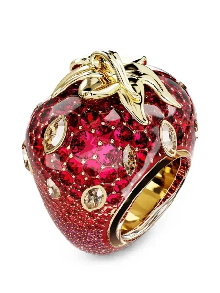 Inel Swarovski roșu