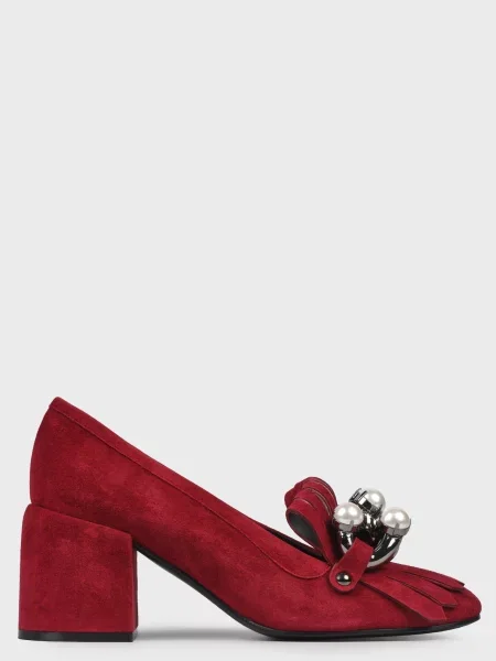 Напівчеревики Casadei бордові