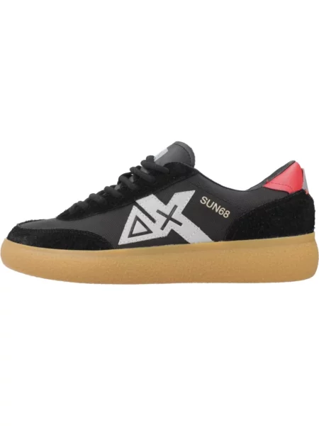 Sneakersy Sun68 skórzane czarne
