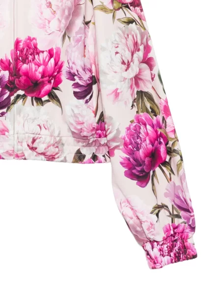 Bluza z kapturem dziecięca Dolce And Gabbana różowa
