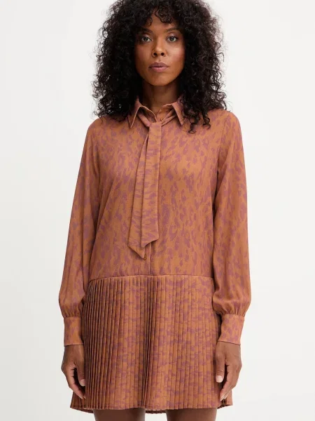 Silvian Heach rochie BENYE mini drept maro