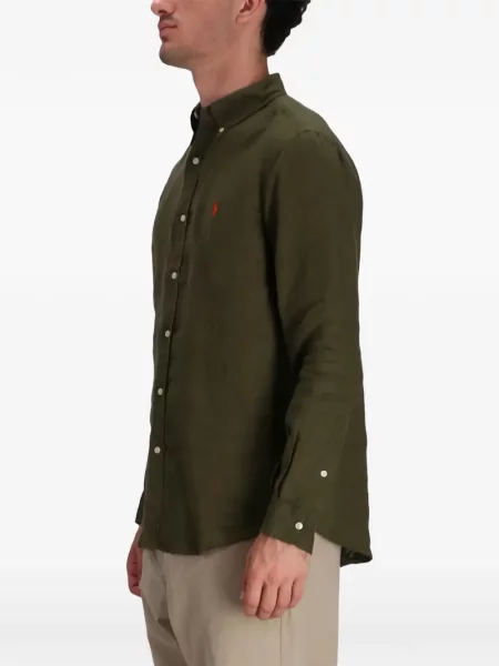 Πουκάμισο Polo Ralph Lauren με κέντημα πράσινο