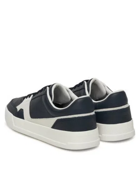 Tommy Hilfiger Sneakersy Th Court Craft Mix Tmavomodrá