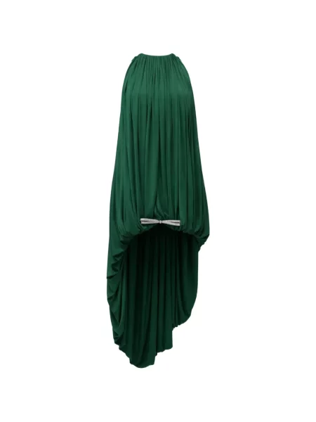 Rochie Loewe cu funde drapată de costum verde