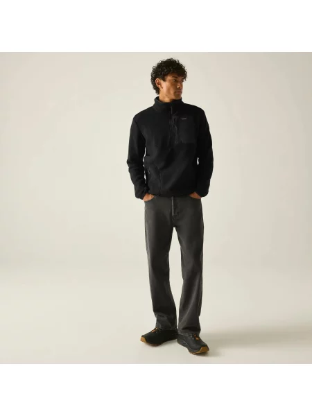 Bluza polarowa Frankie Borg Half Zip czarna