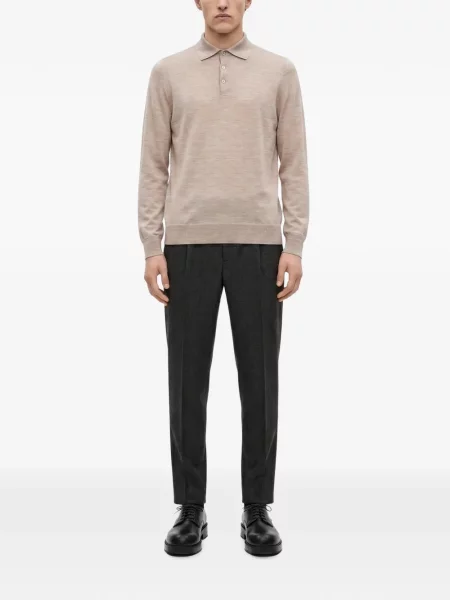 Lung tricou polo Brunello Cucinelli