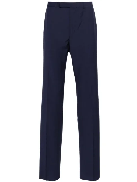 Pantaloni chino Zegna de lână albastru