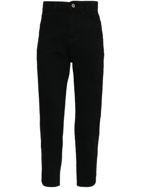 Zwężane dżinsy Ground Zero zwężany czarny