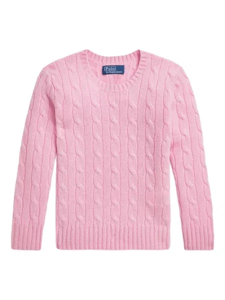 Sweter dziecięcy Polo Ralph Lauren różowy