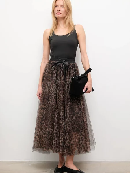 Fusta maxi Answear.lab maro