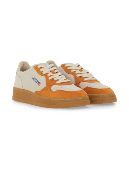 Sneakersy Autry pomarańczowe