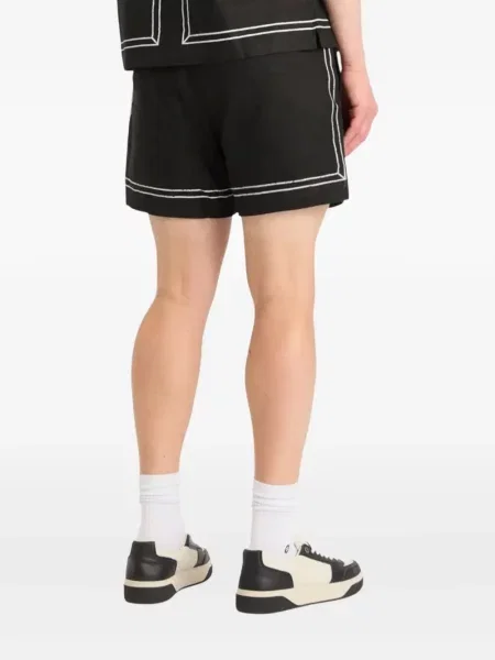 Pantaloni scurți Represent negru