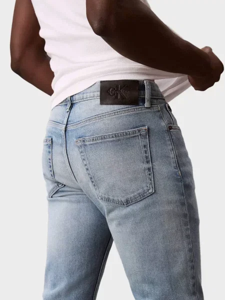 Прямые джинсы Calvin Klein синие