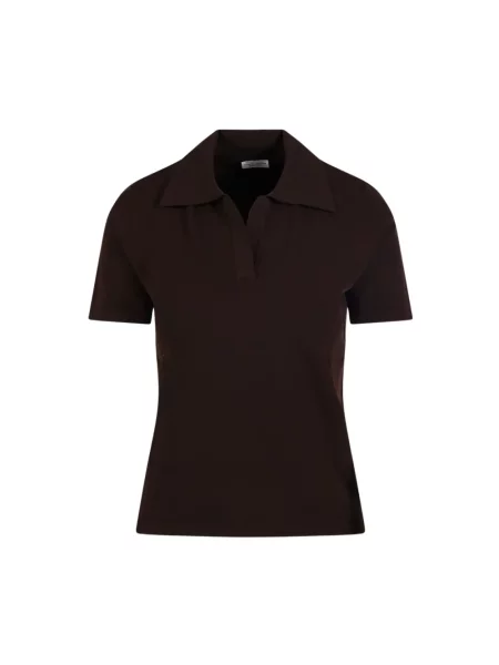 Koszulka polo Roberto Collina brązowa