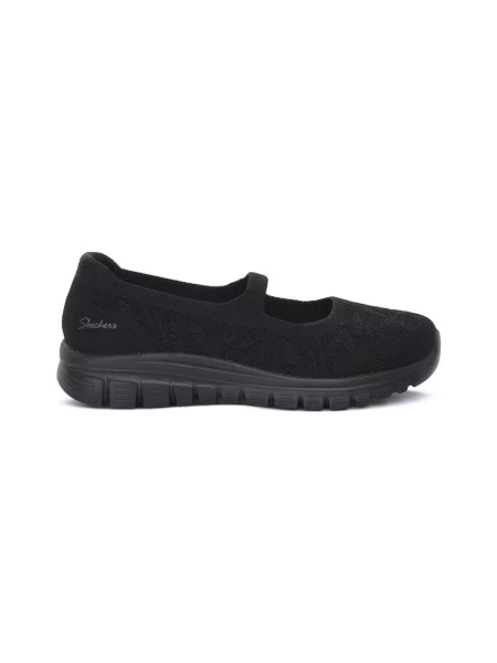 Baleríny Skechers čierna