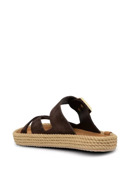 Espadrile Bohonomad cu cataramă maro