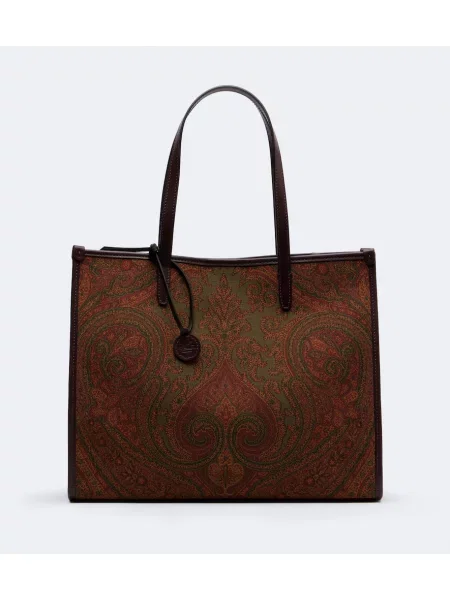 Geantă shopper Etro din canvas
