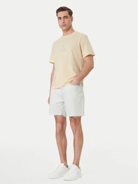 Calvin Klein Jeans Farmer rövidnadrág Classic Ekru