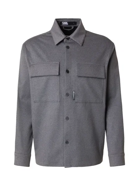 Karl Lagerfeld Cămașă metalic gri