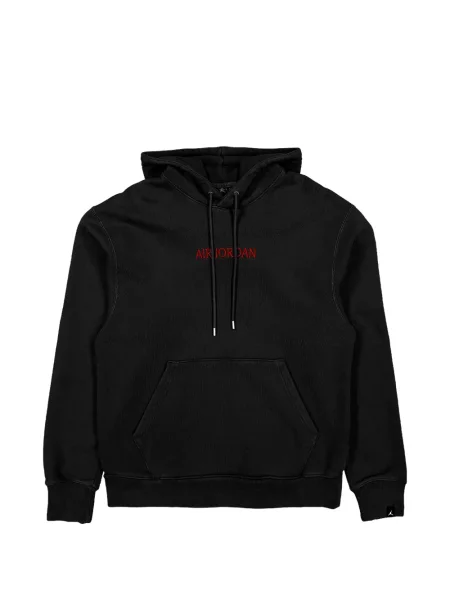Hanorac cu glugă Jordan din fleece negru