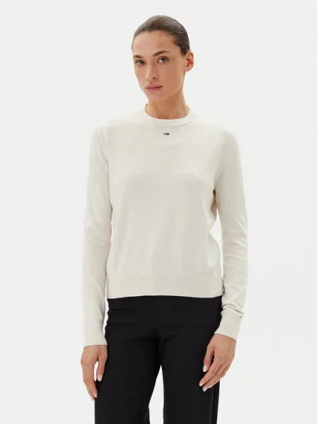 Tommy Jeans Sveter Essential béžová